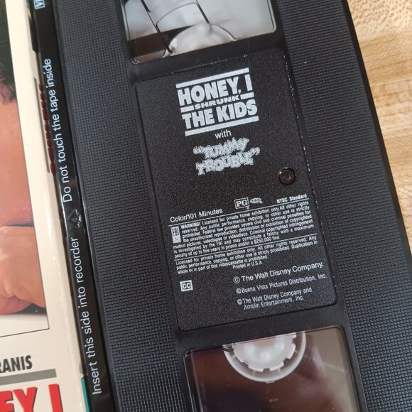 Honey I Shrunk The Kids 1989 VHS Roger Rabbit Tummy Trouble Stuart Gordon Yuzna - Picture 7 of 8